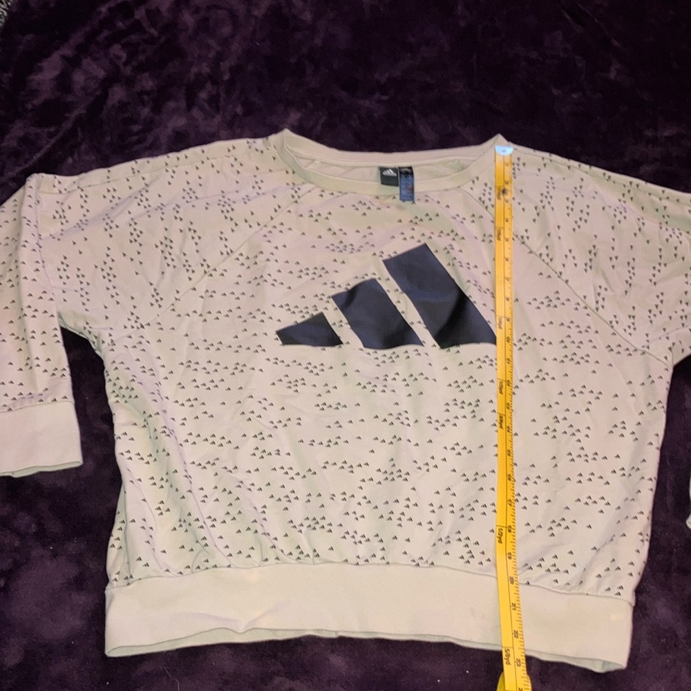 Adidas Tan Sweatshirt Classic Crew Neck